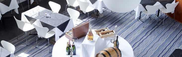 Cosy restaurant at First Hotel Marina