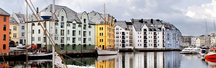 Utsikt mot Brosundet fra hotellet