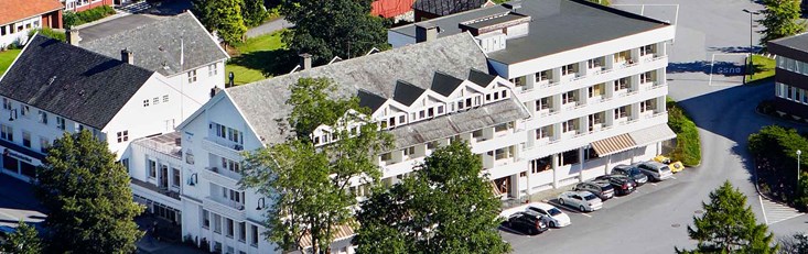 Exterior of the hotel