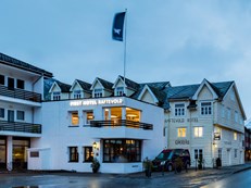 Hotellfasaden 