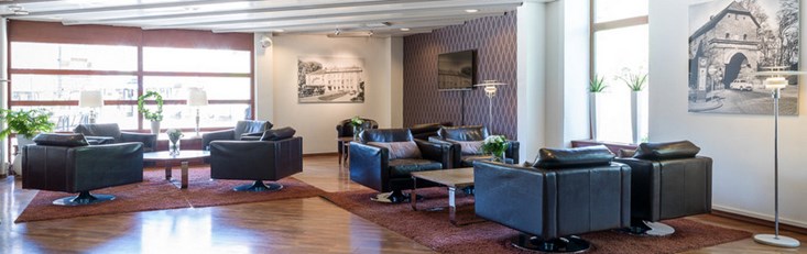Lobby First Hotel Mårtenson Halmstad