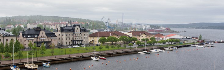View from First Hotel Stadt Härnösand