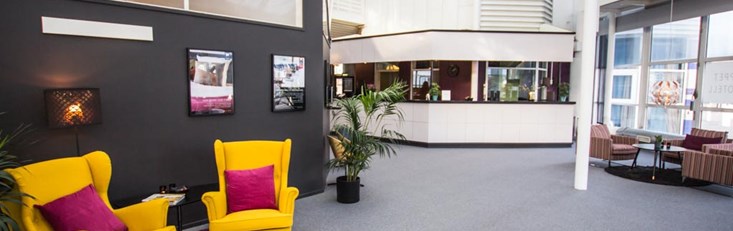 Lobby and front desk area