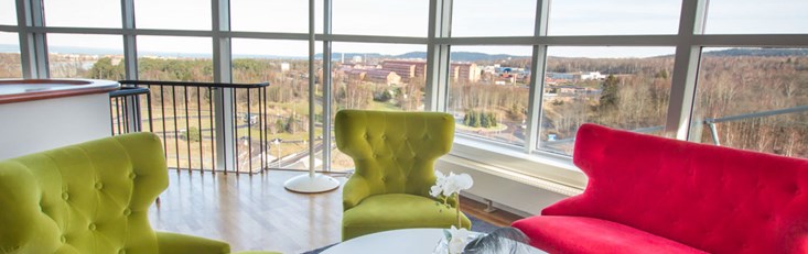 Fantastic view from the Top Floor Suite