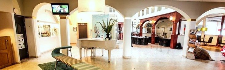 Lobby First Hotel Carlshamn