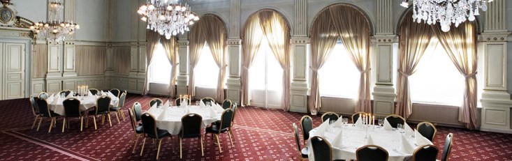 Ballroom & restaurant at First Hotel Statt in Karlskrona, Sweden
