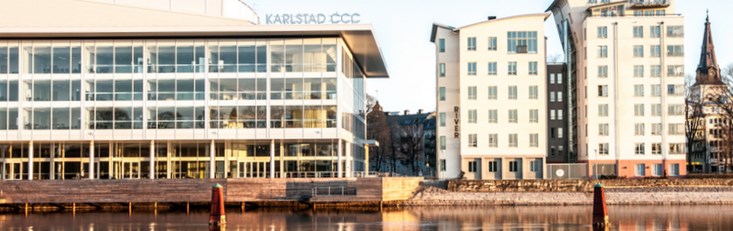 Exterior First Hotel River C and Karlstad CCC