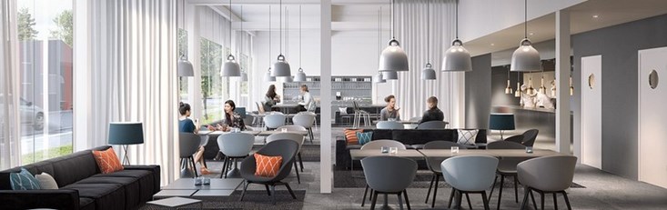 Hotel lounge First Hotel Arlanda Airport