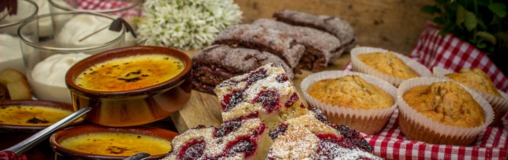 Desserts and sweets at First Hotel Tällberg