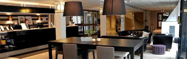 Lobby First Hotel Linné Uppsala