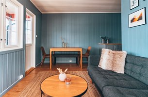 Waterfront Cabin rom. Bilde.