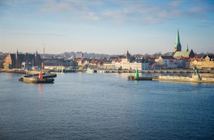 Fergeterminalen i Helsingør. Bilde.