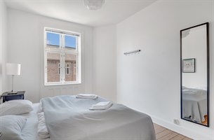To roms leilighet Nørrebro. Bilde.