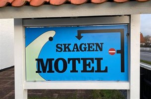 Skagen Motel Plakat. Bilde.
