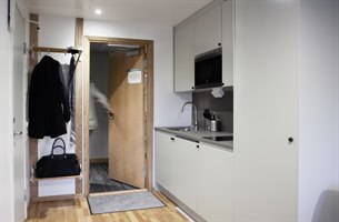 Studio B leilighet på Kista. Bilde.