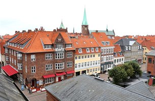 Utsikt over Helsingør. Bilde.