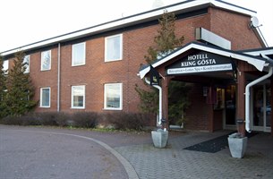 Inngang Hotel Kung Gosta. Bilde.