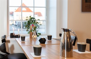 Nydelig frokostbuffé Skagen Hotel. Bilde.