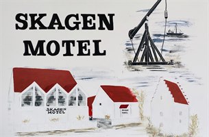 Skagen Motel Logo. Bilde.