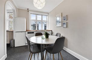 Kjøkken Bad Toroms leilighet Ydre Österbro. Bilde.