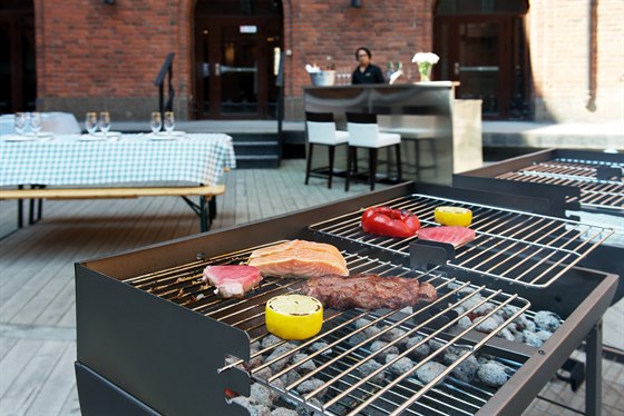 grill i bakgården