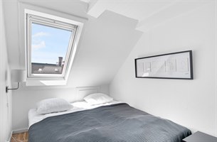 Liten toromsleilighet Nørrebro. Bilde.