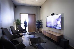 Lekerom studiohotellet Kista. Bilde.
