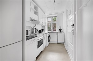 Kjøkken Toromsleilighet Norrebro. Bilde.