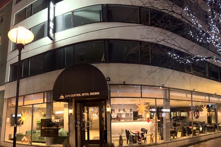 Hotellfasade. Bilde.