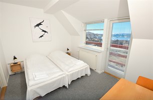 Dobbeltrom Hotel Søma Ilulissat. Bilde.