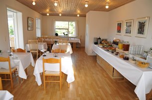 Frokostsalen Skagen Motel. Bilde.