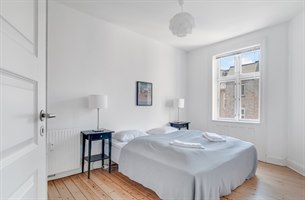 To roms leilighet Nørrebro. Bilde.