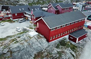Hotel Søma Nuuk oversikt. Bilde.