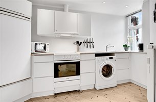 Moderne kjøkkendesign Toroms leilighet Indre Østerbro. Bilde.
