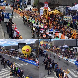 Vi koser oss med mye liv og røre rett utenfor hotellet😊🚴 mye folk og god stemning i @lillehammersentrum #tourofnorway #kunstnerhotellet #visitlillehammer #firsthotelsofficial - 19.05.2024 16:40:05