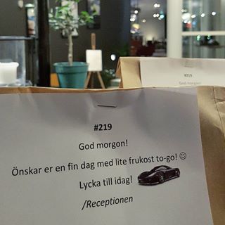 När gästerna ska iväg tidigt för att delta i ett race så får man skicka med lite extra energi och ett lycka till! 🚘
#firsthoteljonkoping #firsthotels #jönköping #visitjönköping #hotel #hotell #frukost #breakfast #guests #gäster - 21.05.2024 01:30:27